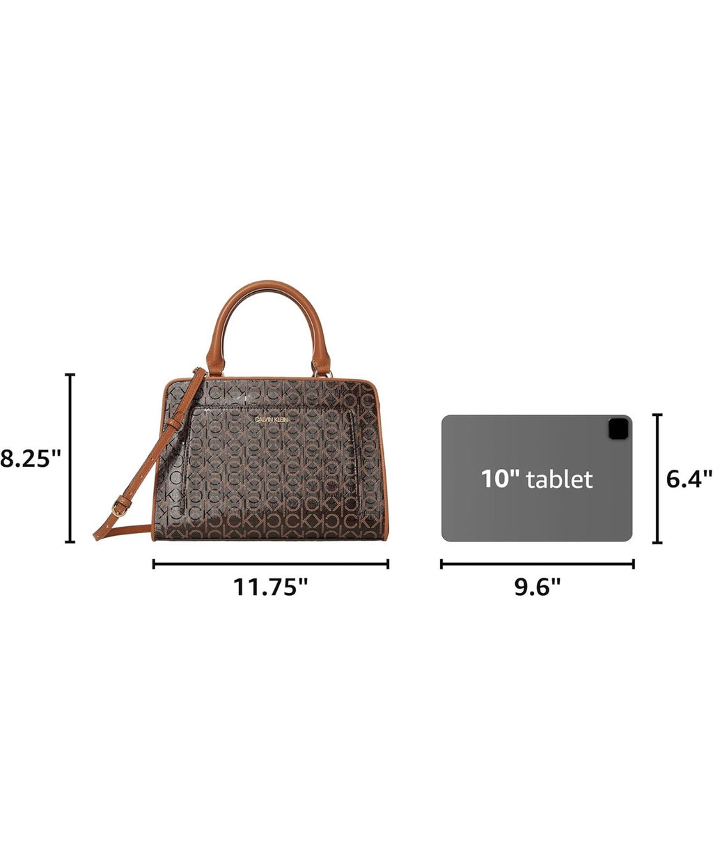Calvin Klein Monogram Satchel